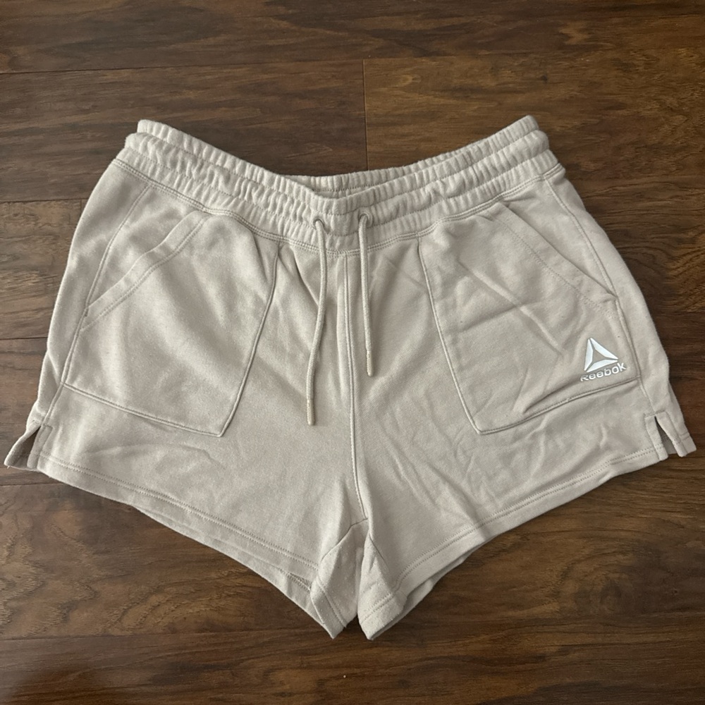 Reebok Women’s Light Tan Athletic Lounge Shorts